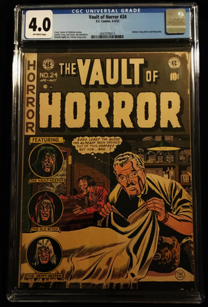 1952 EC Vault of Horror #24 CGC 4.0