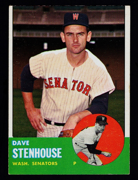 1963 Topps #263 Dave Stenhouse VG