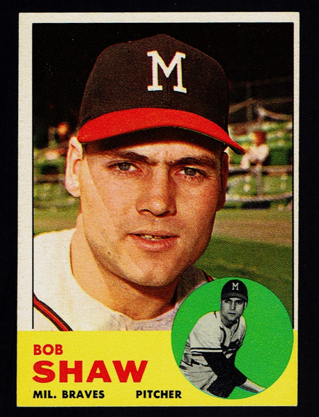 1963 Topps #255 Bob Shaw EX