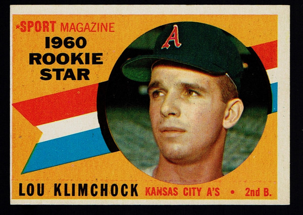 1960 Topps #137 Lou Klimchock RC EX