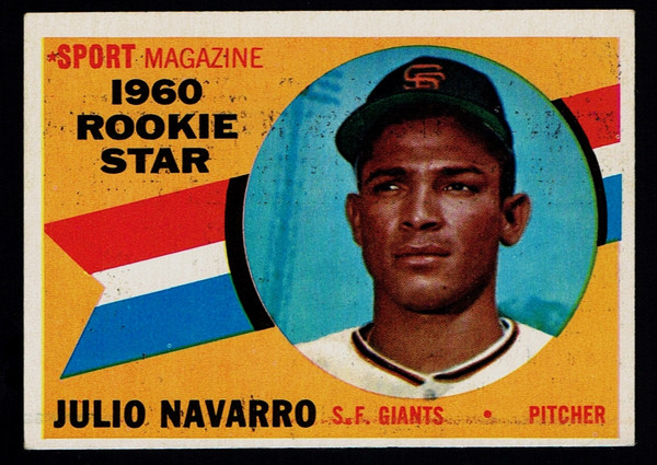 1960 Topps #140 Julio Navarro RC VGEX