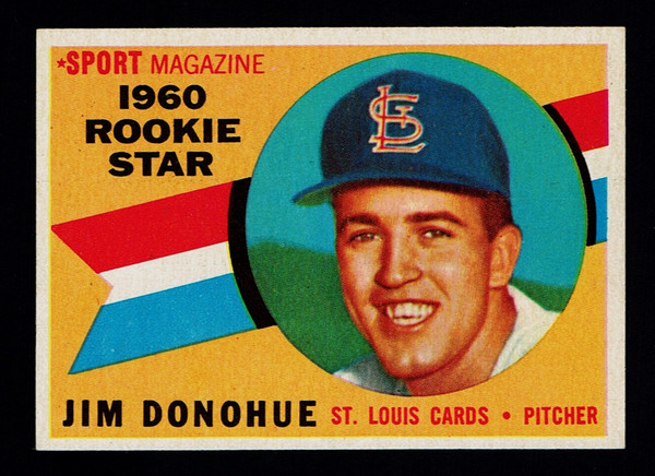 1960 Topps #124 Jim Donohue RC NM+