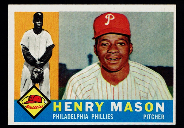 1960 Topps #331 Henry Mason RC EX+