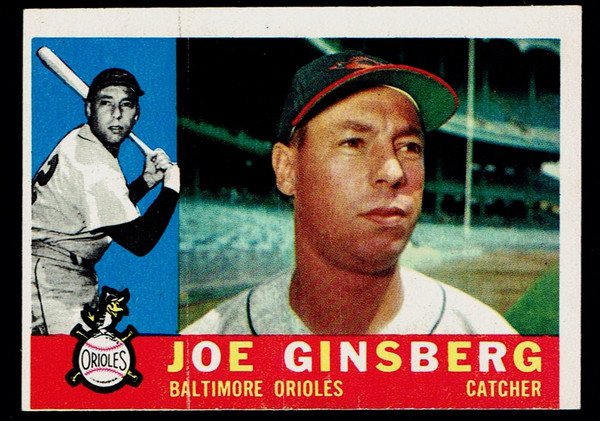 1960 Topps #304 Joe Ginsberg VG