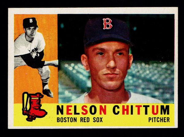 1960 Topps #296 Nelson Chittum RC EX-