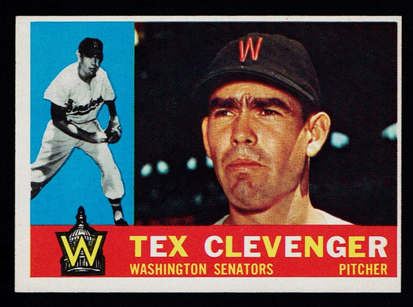 1960 Topps #392 Tex Clevenger EXMT