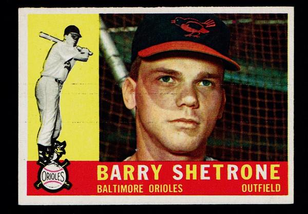 1960 Topps #348 Barry Shetrone RC EXMT