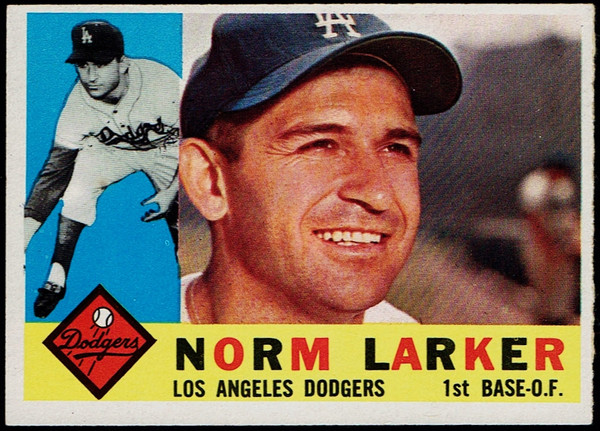 1960 Topps #394 Norm Larker EX+