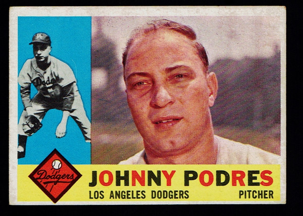 1960 Topps #425 Johnny Podres VGEX