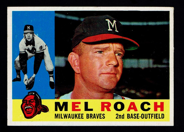 1960 Topps #491 Mel Roach VG