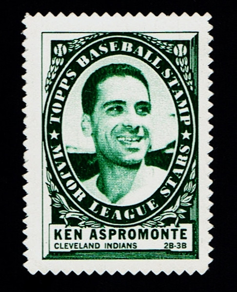 1961 Topps Stamps Ken Aspromonte EX