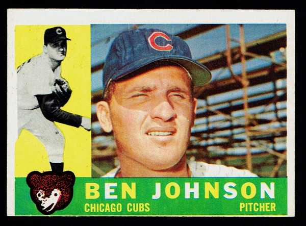 1960 Topps #528 Ben Johnson VGEX