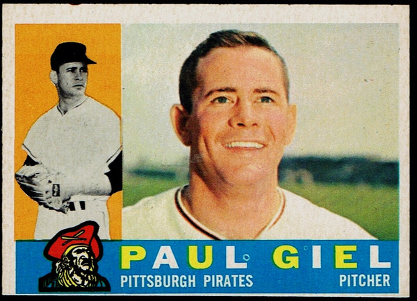 1960 Topps #526 Paul Giel EX-