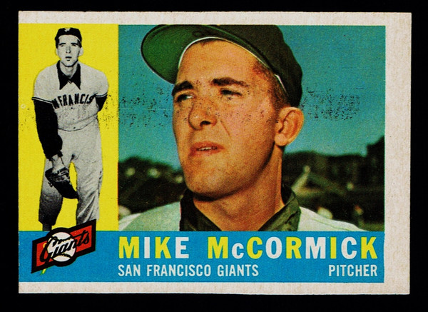 1960 Topps #530 Mike McCormick VGEX