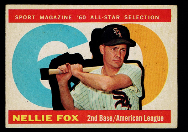 1960 Topps #555 Nellie Fox AS EX+