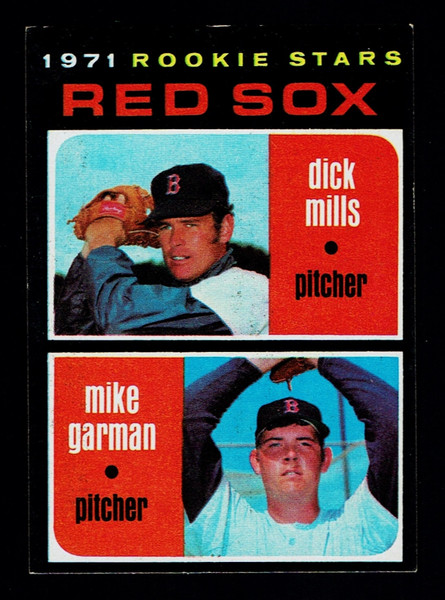 1971 Topps #512 Red Sox Rookie Stars EX+