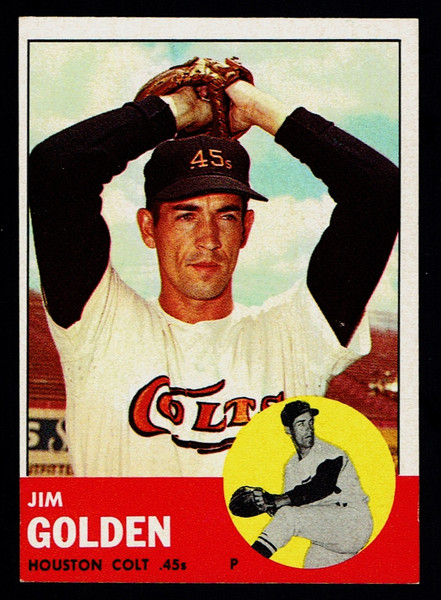 1963 Topps #297 Jim Golden EX