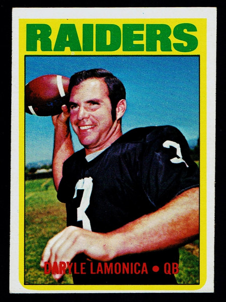 1972 Topps #169 Daryle Lamonica EX