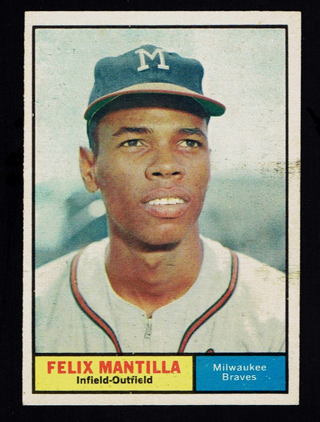 1961 Topps #164 Felix Mantilla EX