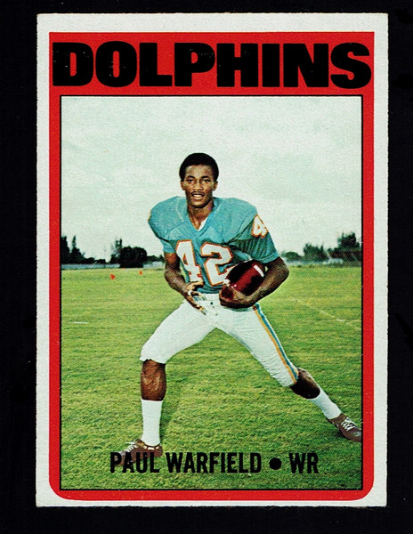 1972 Topps #167 Paul Warfield EX