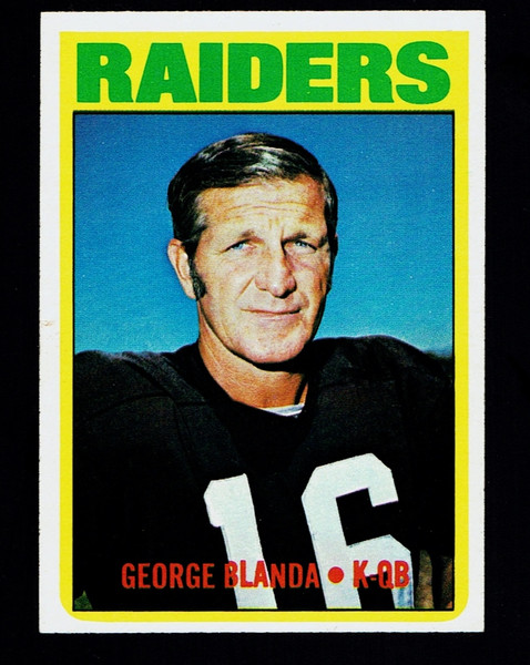 1972 Topps #235 George Blanda NM