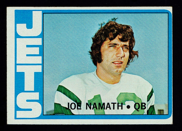 1972 Topps #100 Joe Namath VGEX