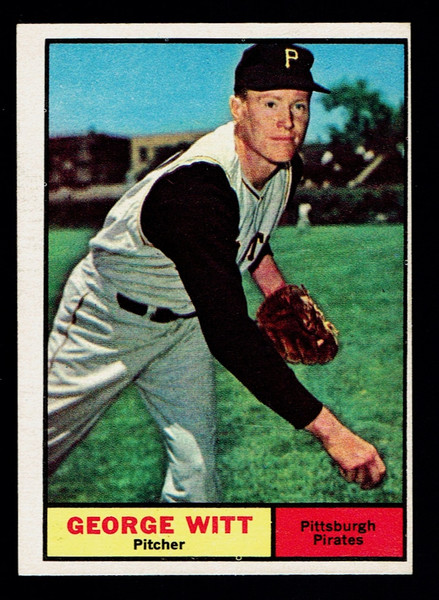 1961 Topps #286 George Witt VGEX