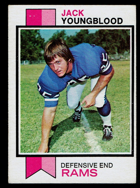 1973 Topps #343 Jack Youngblood RC EX-