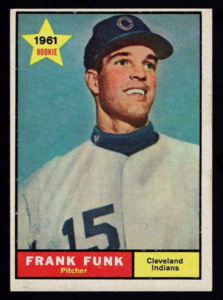 1961 Topps #362 Frank Funk RC EX-