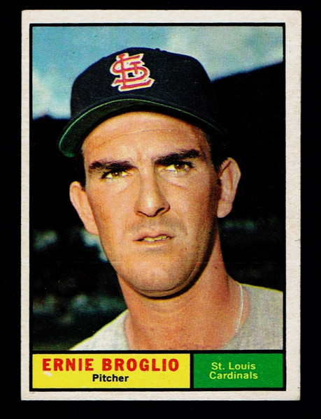 1961 Topps #420 Ernie Broglio EX-