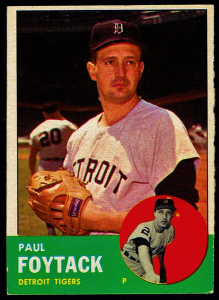 1963 Topps #327 Paul Foytack VGEX