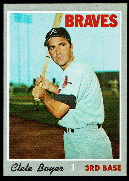 1970 Topps #206 Clete Boyer EXMT