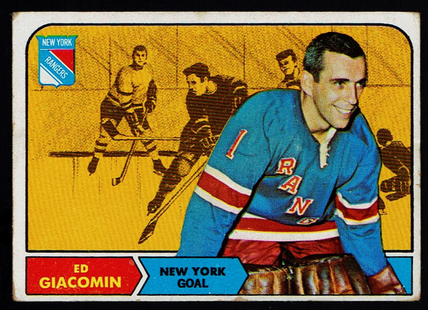 1968 Topps #067 Ed Giacomin VG