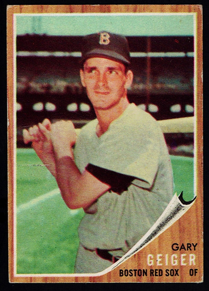 1962 Topps #117 Gary Geiger Green Tint VGEX