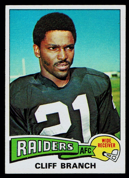 1975 Topps #524 Cliff Branch RC EXMT+