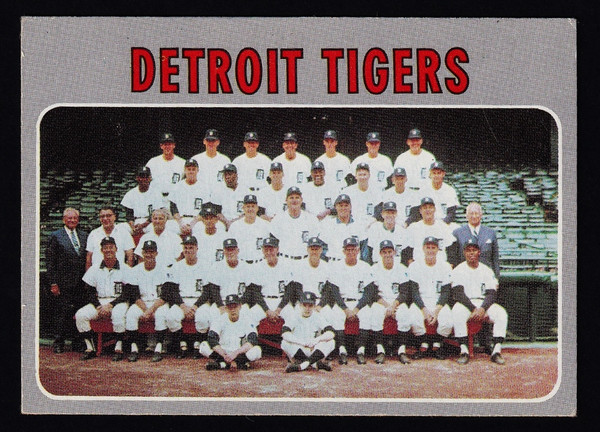 1970 Topps #579 Detroit Tigers Team EX-