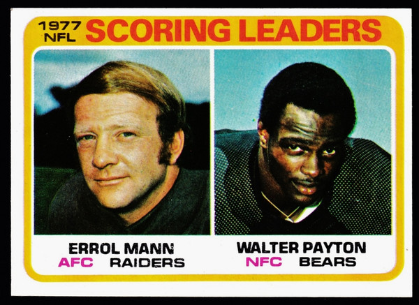 1978 Topps #334 NFL Scoring Leaders Payton EXMT+