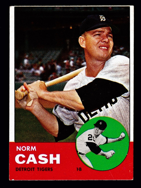 1963 Topps #445 Norm Cash VGEX