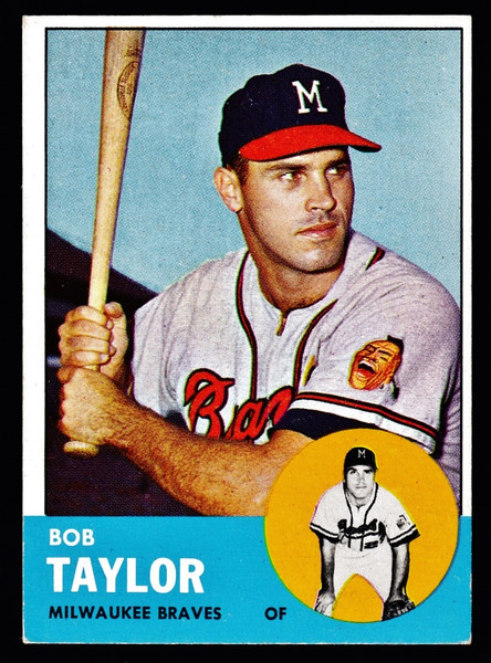 1963 Topps #481 Bob Taylor VGEX