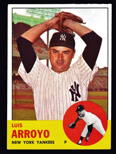 1963 Topps #569 Luis Arroyo VGEX