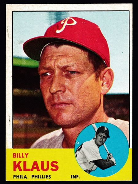 1963 Topps #551 Billy Klaus EX+