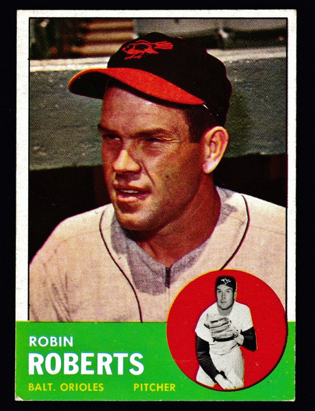 1963 Topps #125 Robin Roberts EX-