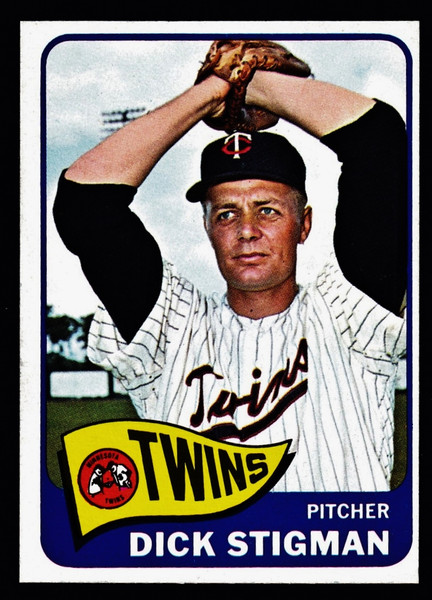 1965 Topps #548 Dick Stigman EXMT