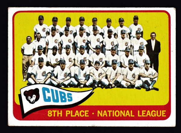 1965 Topps #091 Chicago Cubs Team VGEX