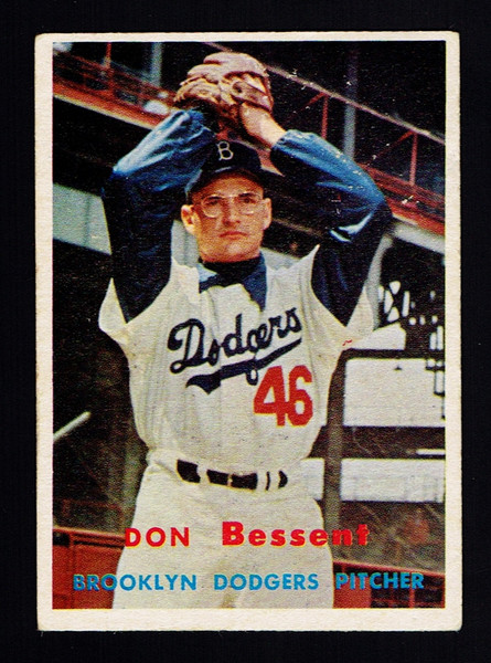 1957 Topps #178 Don Bessent VGEX