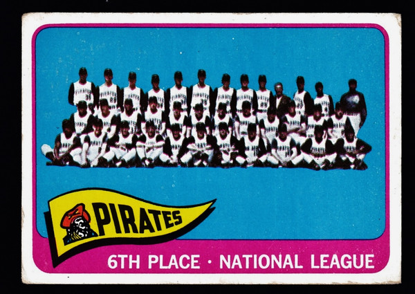 1965 Topps #209 Pittsburgh Pirates Team VG