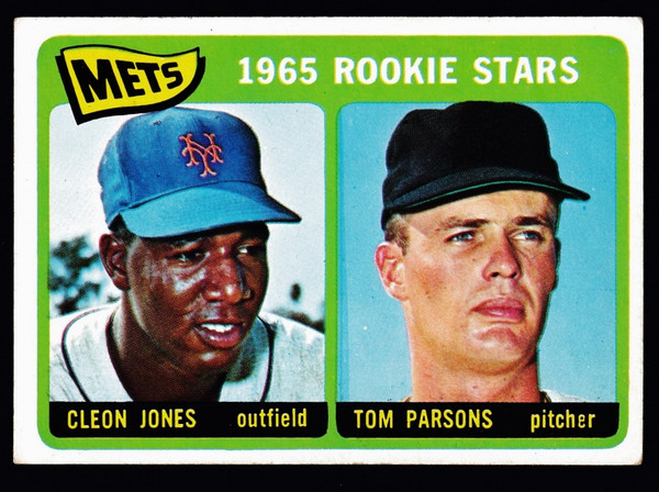 1965 Topps #308 Mets Rookie Stars Cleon Jones VGEX