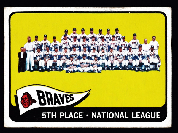 1965 Topps #426 Milwaukee Braves Team GD