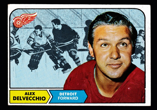 1968 Topps #028 Alex Delvecchio VGEX