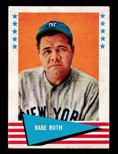 1961 Fleer #075 Babe Ruth EX-